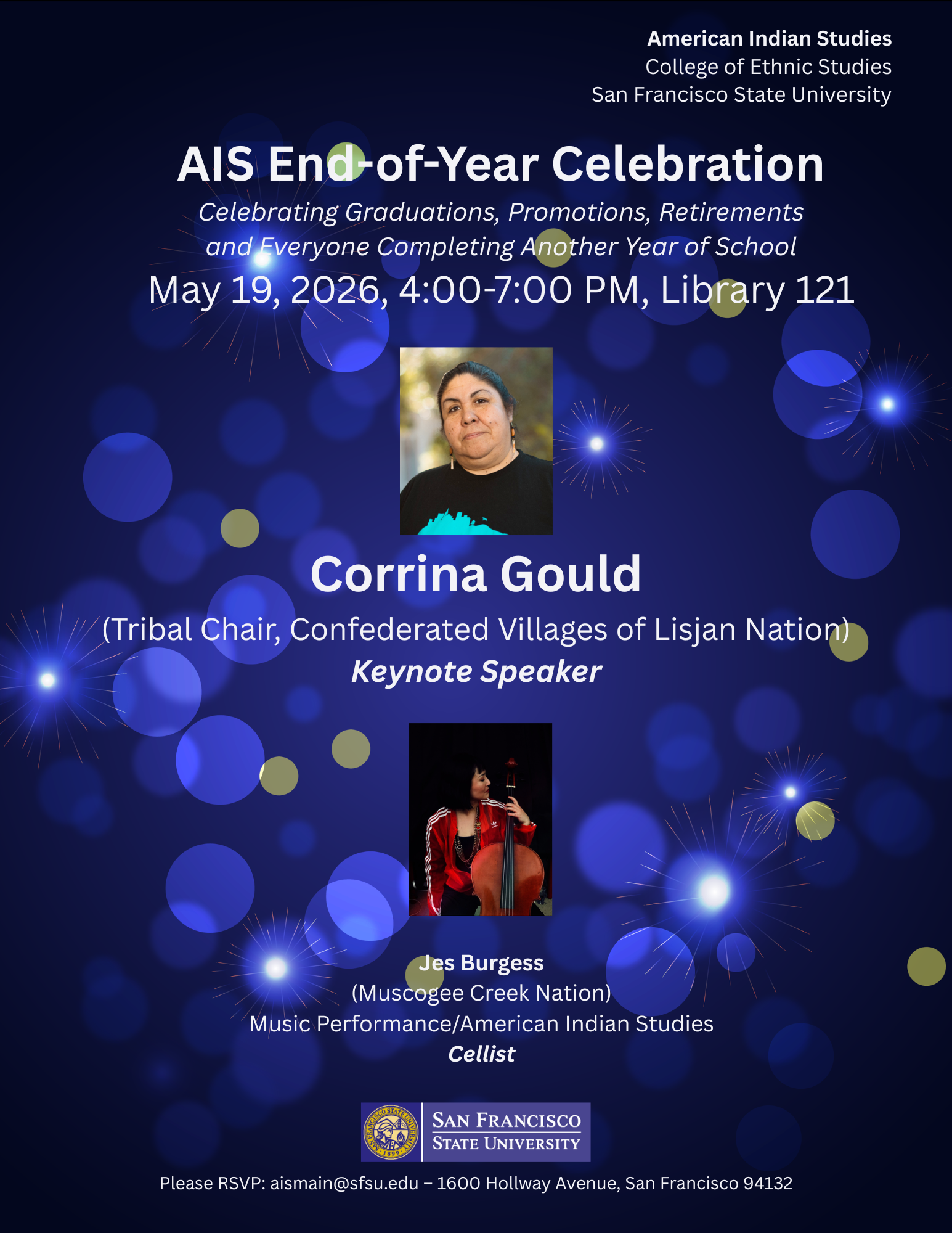 Flyer for 2026 AIS End-Of-Year Celebration