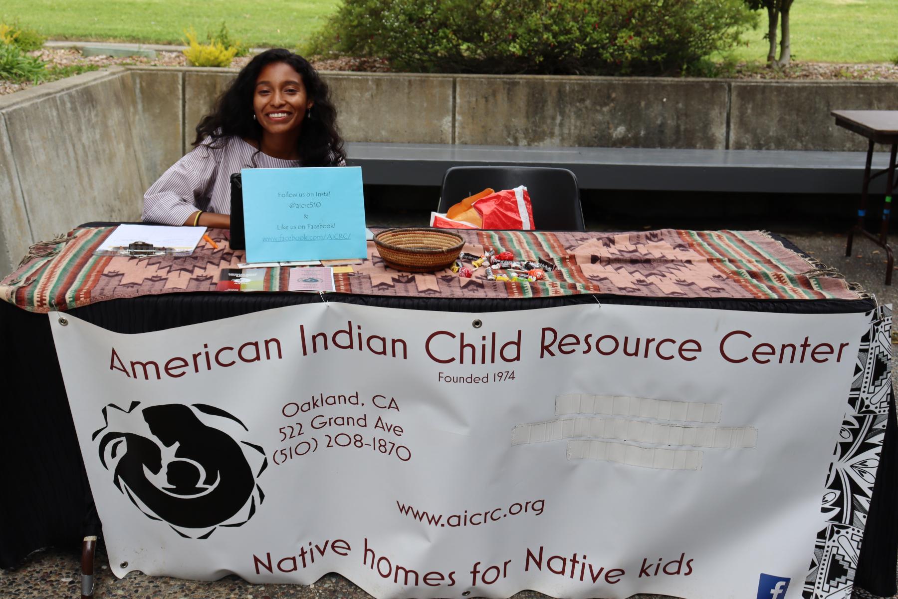 Nazshonnii Almaweri-Brown at Community Organizing Fair, September 10, 2019