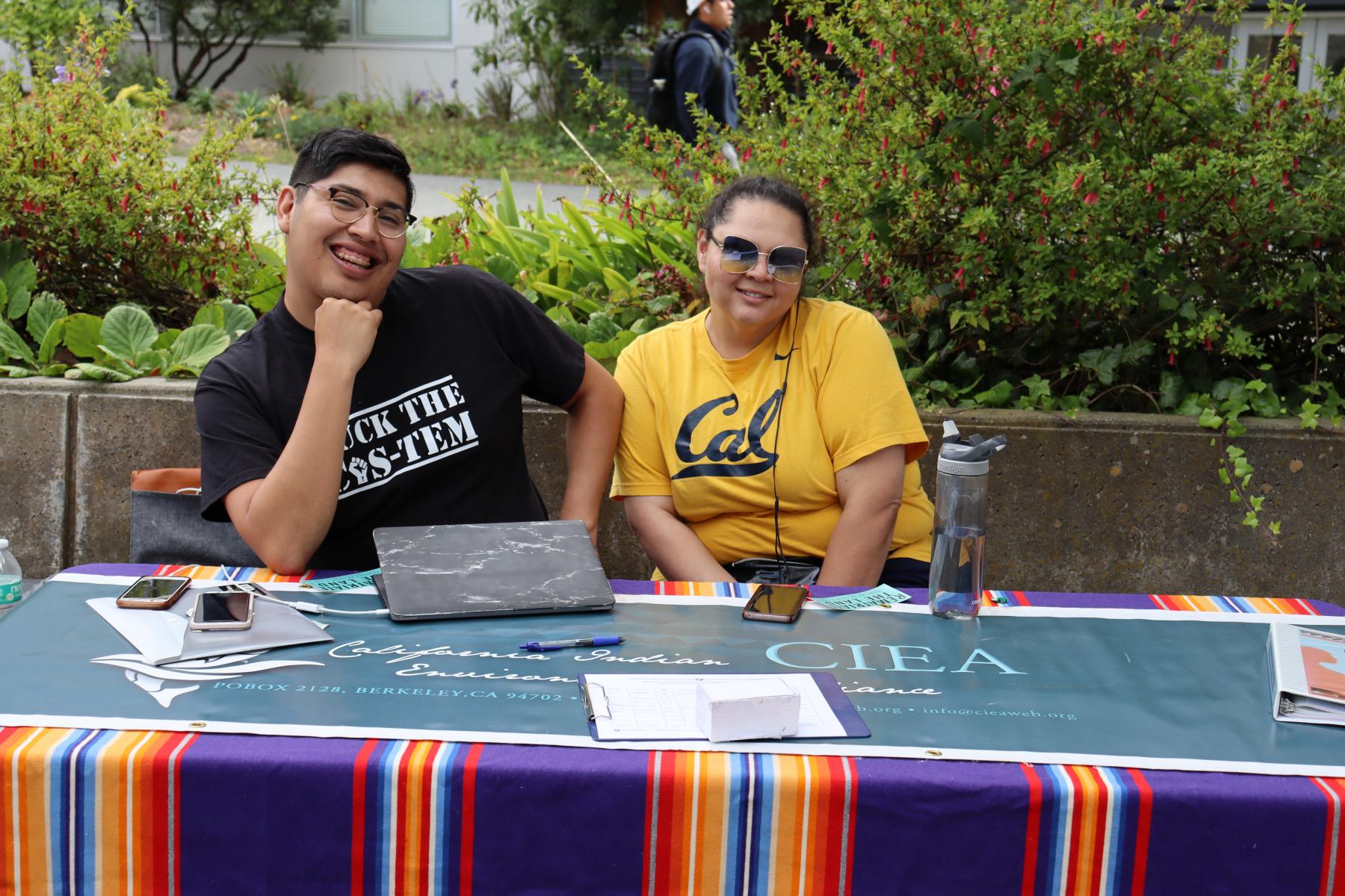 California Indian Environmental Alliance Representatives at Community Organizing Fair, September 10, 2019