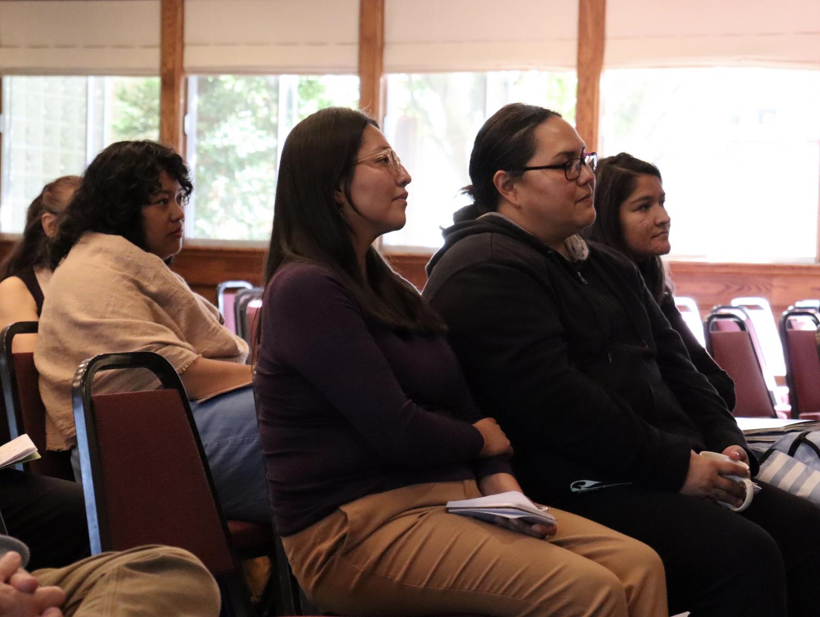Seated audience at Seven Hills Conference Center for Red Tawks Keynote, October 2019